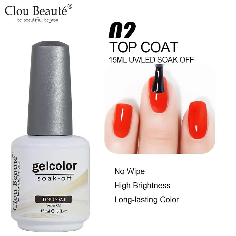 Clou Beaute Neon Gel Polish 15ml – Semi Permanent UV/LED