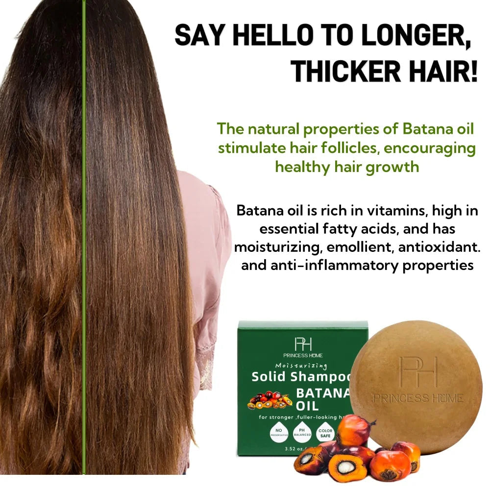 Batana Oil Hair Thickening Shampoo Bar riazexpress