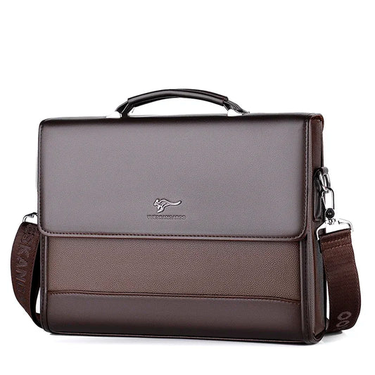 Male Handbags Pu Leather Men's Tote Briefcase Business