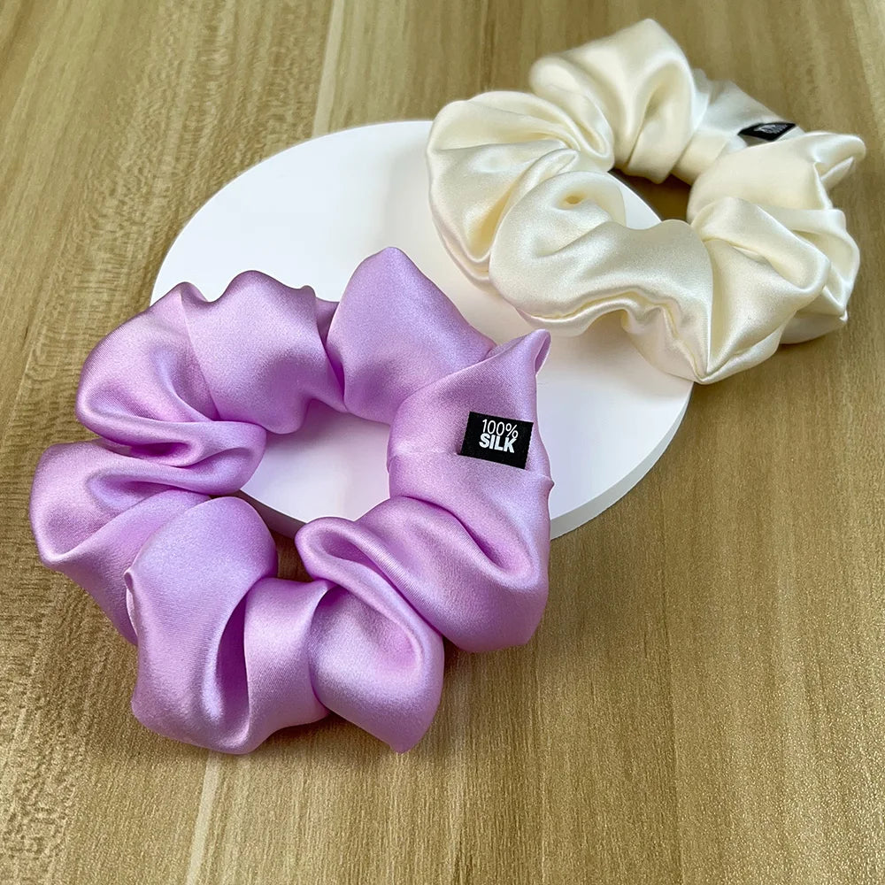 Silk Scrunchies – Gentle Hair Care
