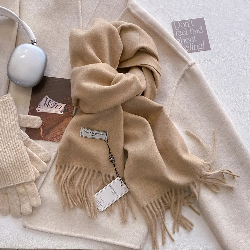 Luxury Wool Cashmere Scarf