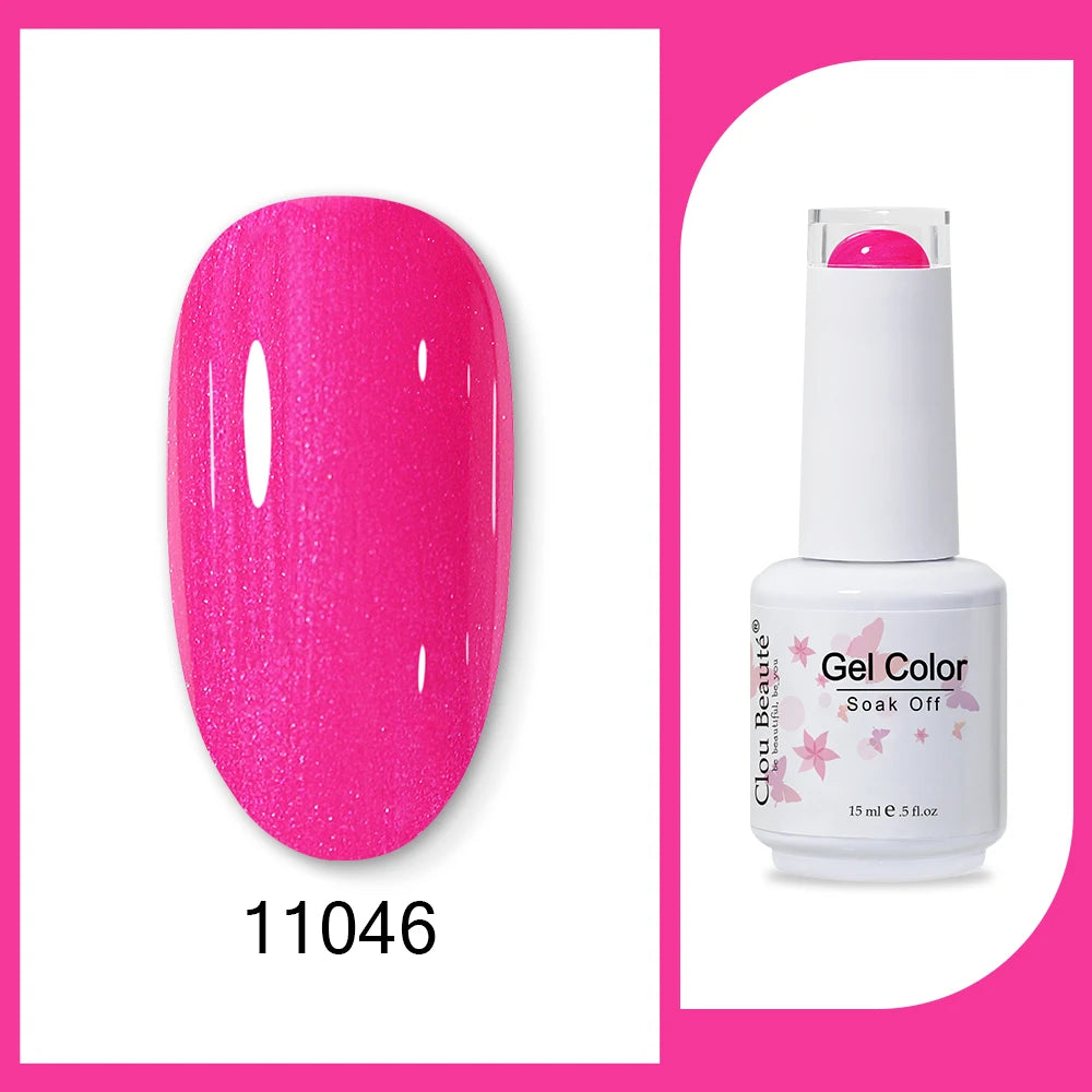 Clou Beaute Neon Gel Polish 15ml – Semi Permanent UV/LED