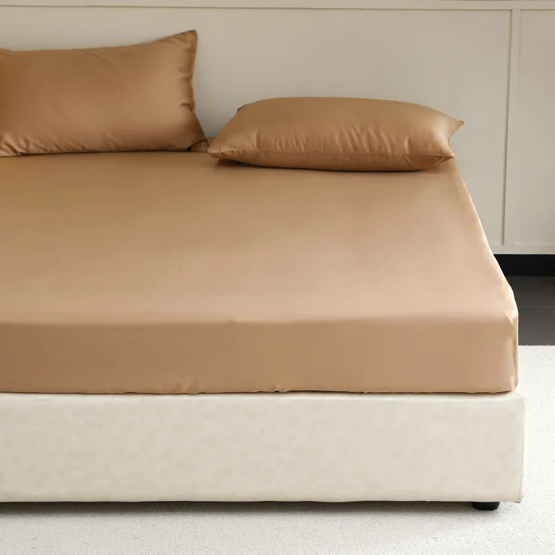 Drap-housse soyeux – Bonnet profond, 10 coloris