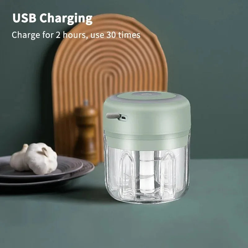 250/100ml USB Electric Garlic Chopper – Your Ultimate Kitchen Helper