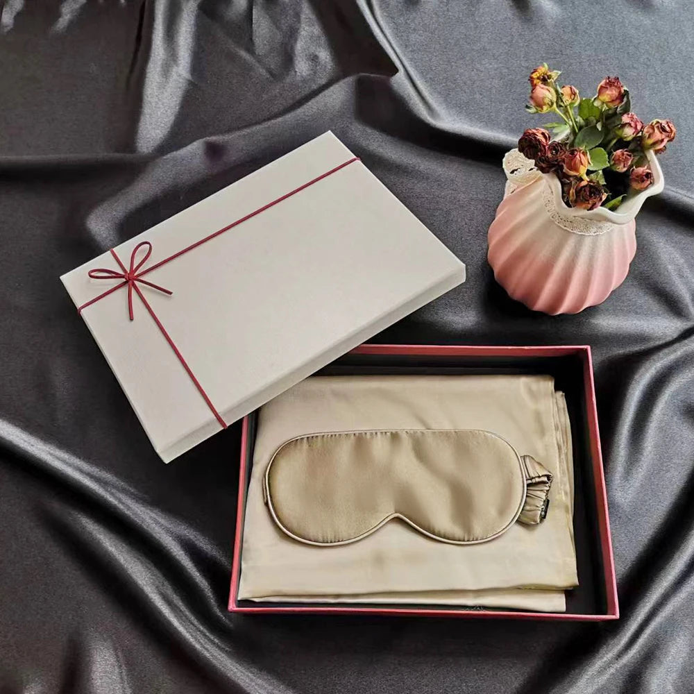 Seidenkissen & Augenmaske Set