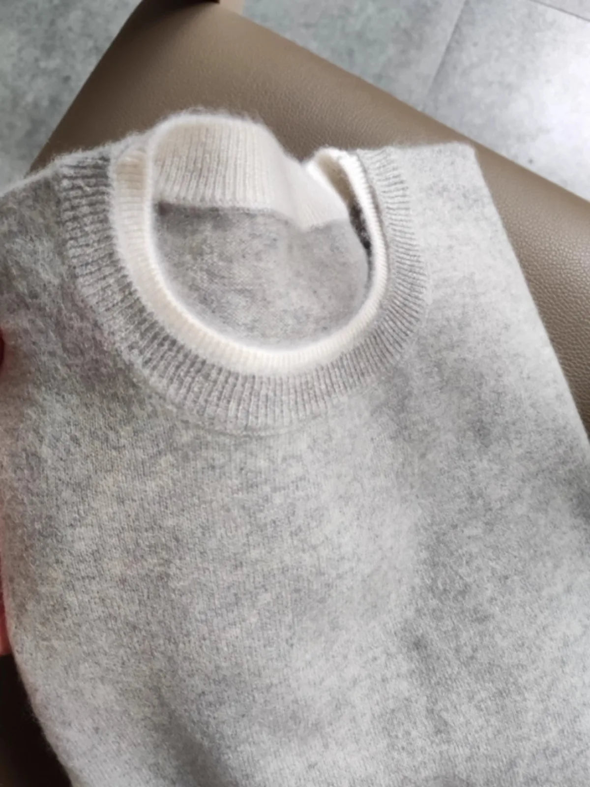 Pure Cashmere Round-Neck Sweater