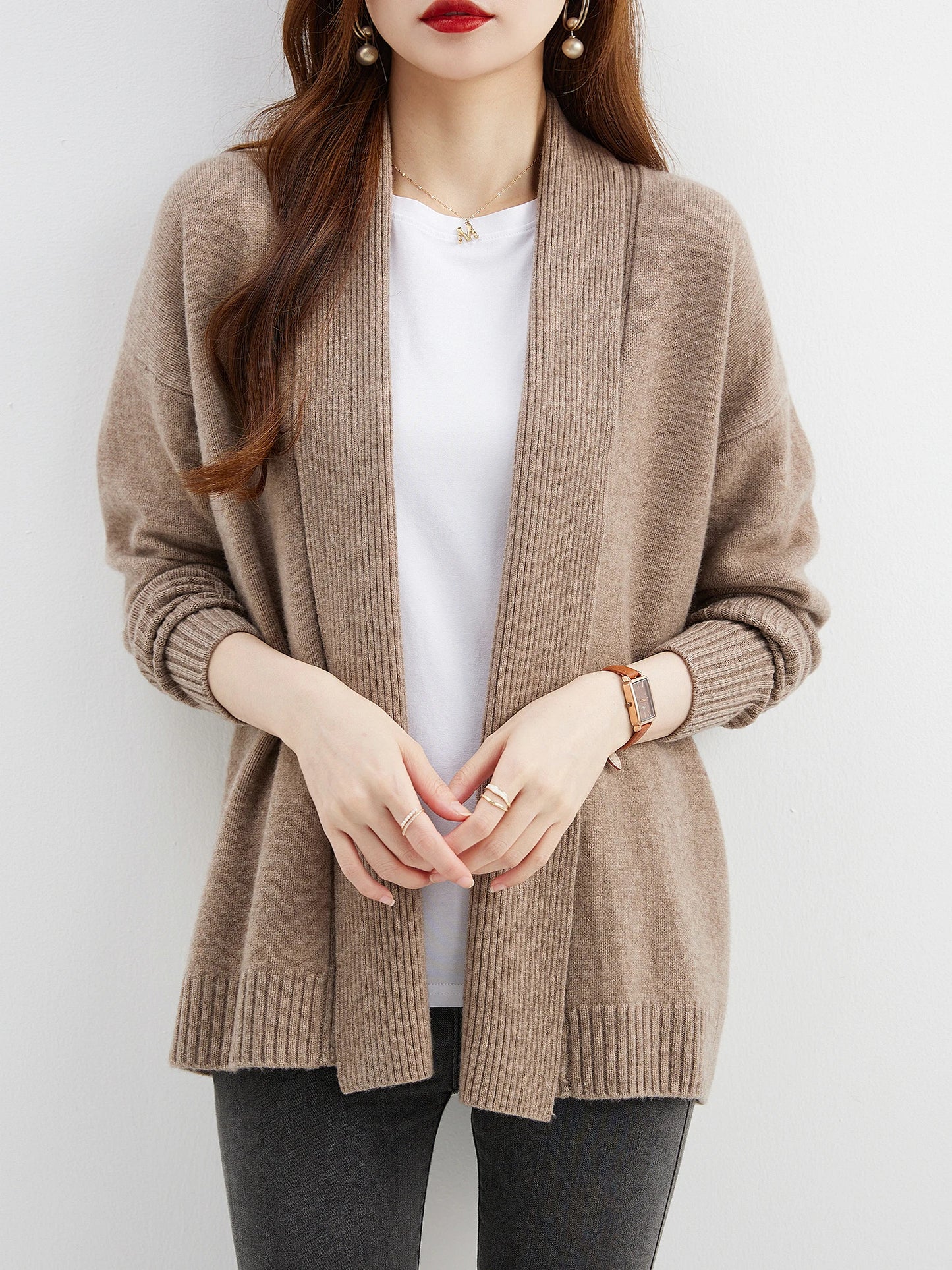 Women's Cardigans 100% Merino Wool Sweater