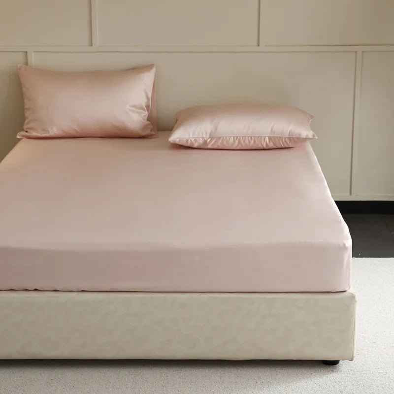 Drap-housse soyeux – Bonnet profond, 10 coloris