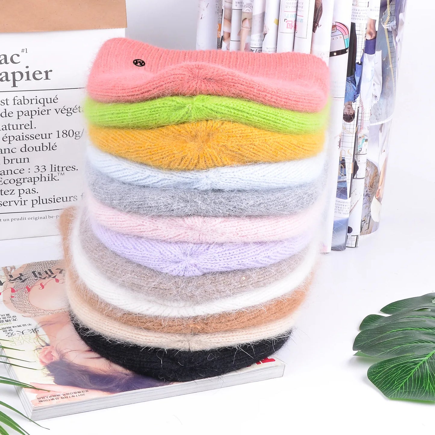 Rabbit Cashmere Winter Beanie