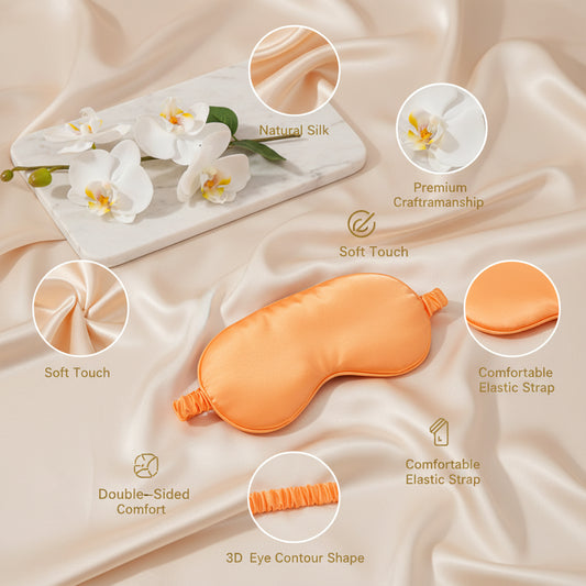 Masque de Sommeil 3D en Soie Naturelle