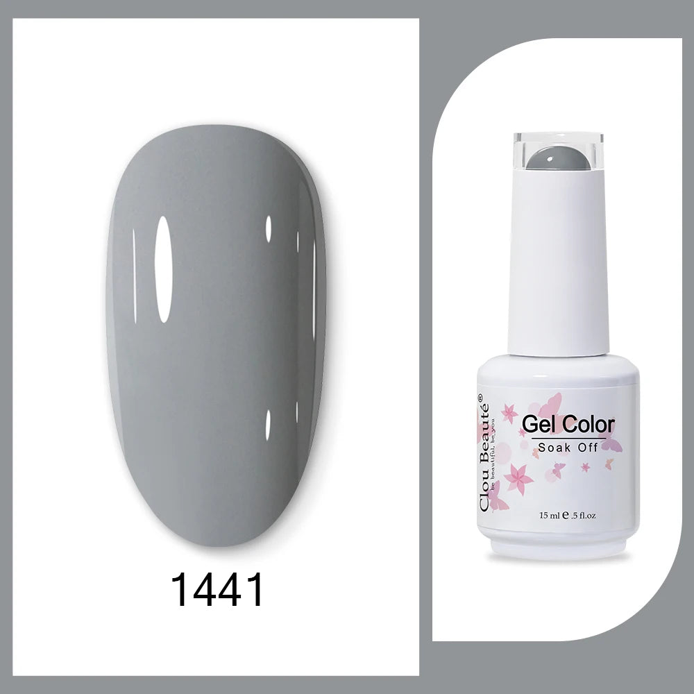 Clou Beaute Neon Gel Polish 15ml – Semi Permanent UV/LED