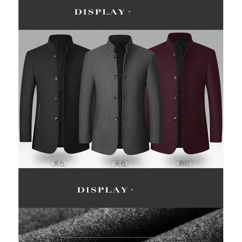 Men’s Wool Business Coat