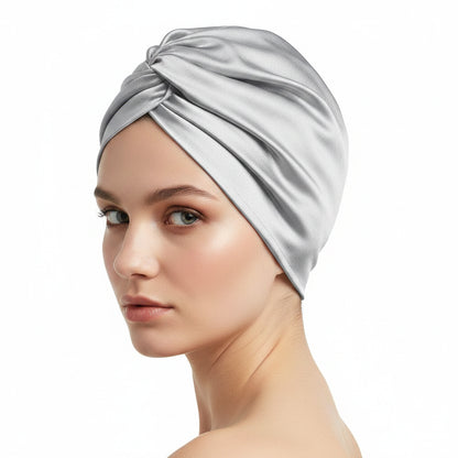 Bonnet Turban en Soie de Mûrier 100 %
