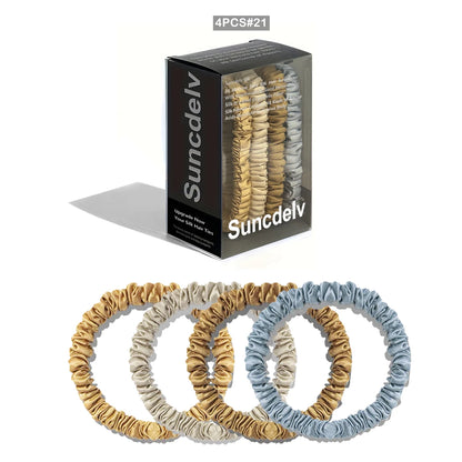 Mulberry Silk Scrunchies Set