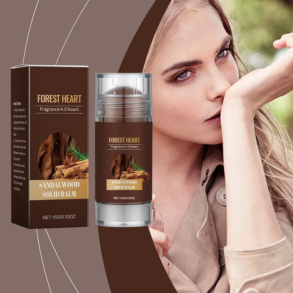 Sandalwood Solid Perfume Balm – Long-Lasting Natural Fragrance
