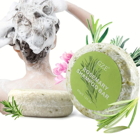 GZE Rosemary Shampoo Bar | Deep Cleansing, Oil Control & Hair Strengthening. RIAZ EXPRESS.COM