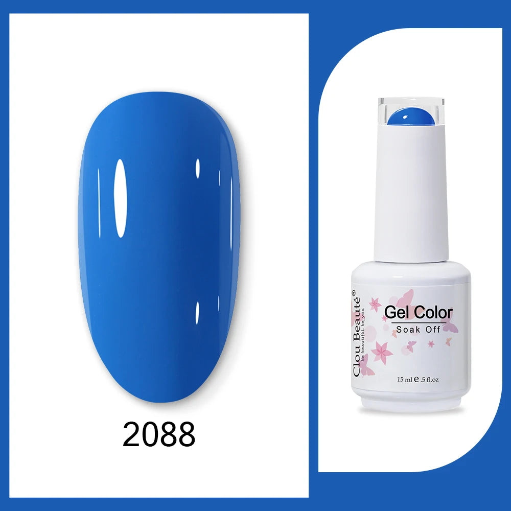 Clou Beaute Neon Gel Polish 15ml – Semi Permanent UV/LED