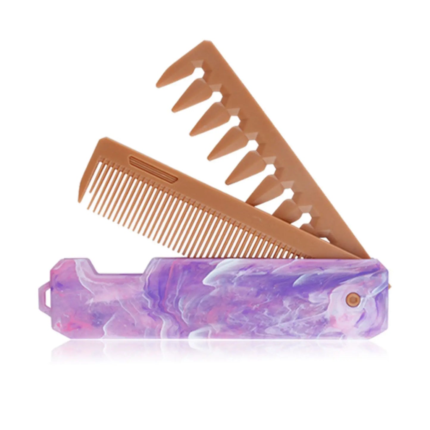 3-in-1 Pocket Folding Comb Set