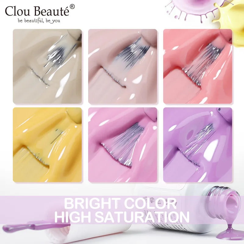 Clou Beaute Neon Gel Polish 15ml – Semi Permanent UV/LED