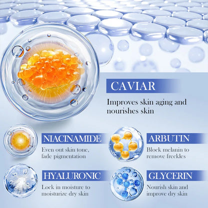 Masque visage au caviar et acide hyaluronique, lot de 5 – vue 4