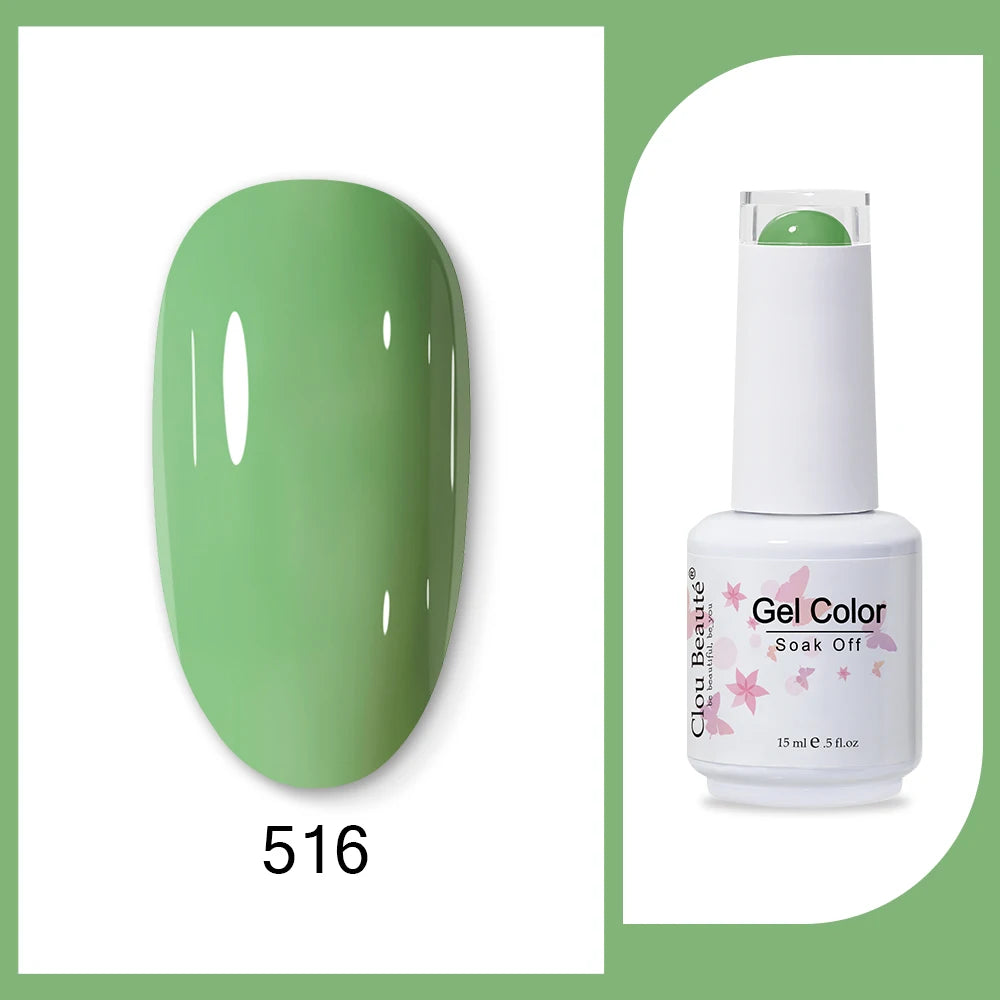 Clou Beaute Neon Gel Polish 15ml – Semi Permanent UV/LED