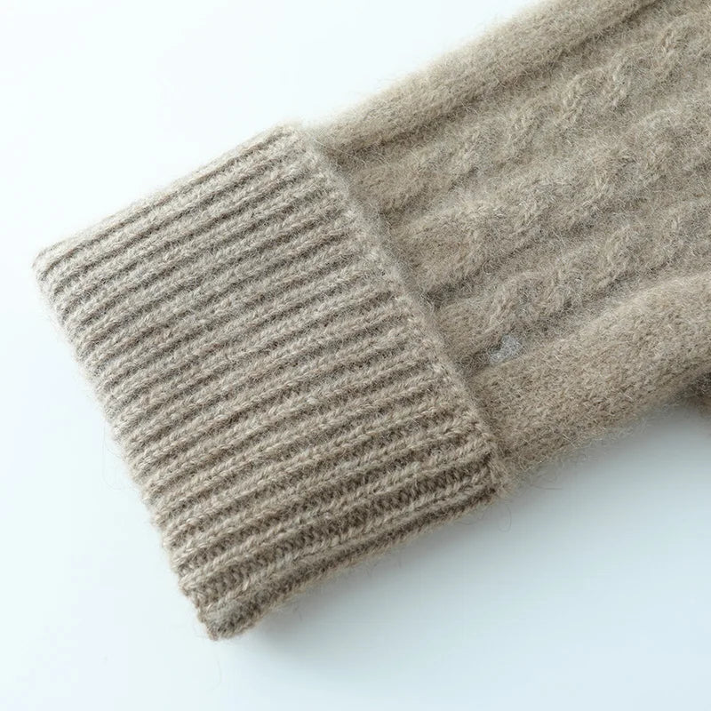 Women’s Cashmere Touchscreen Gloves – Soft Warm Mittens