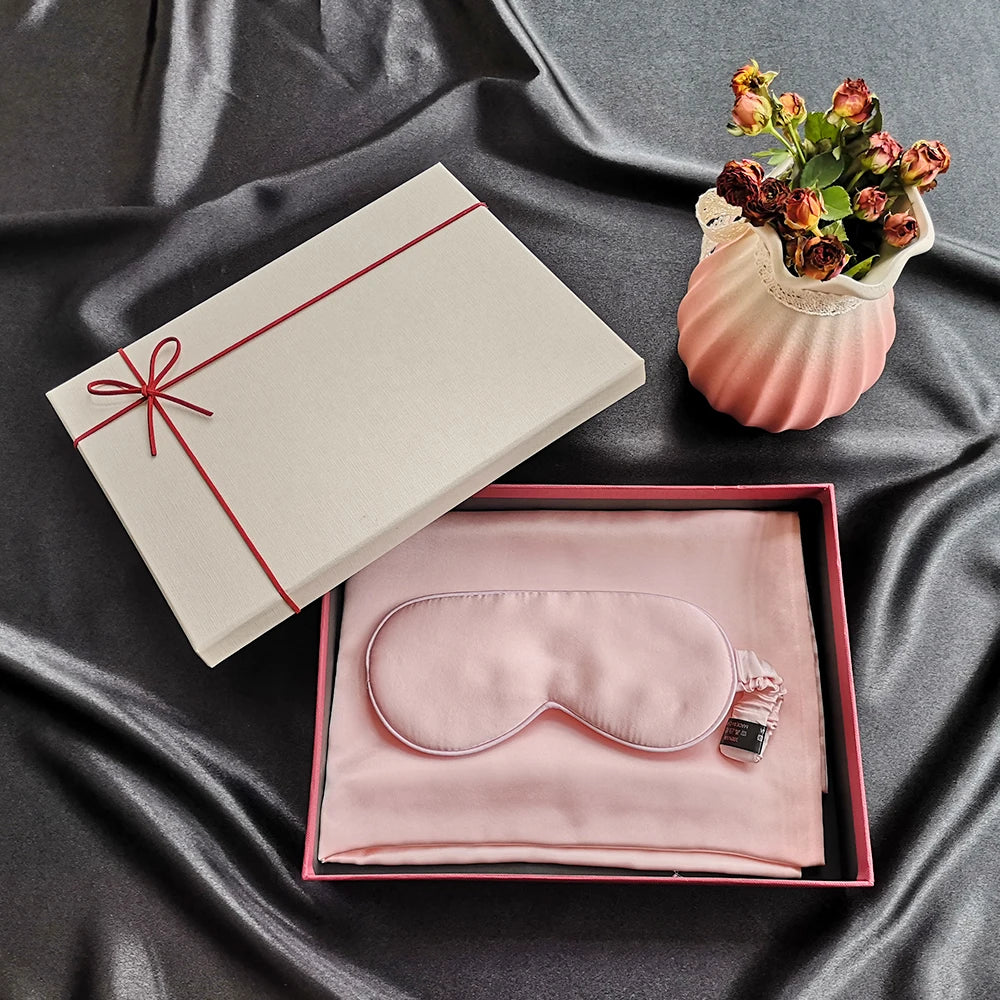 Seidenkissen & Augenmaske Set
