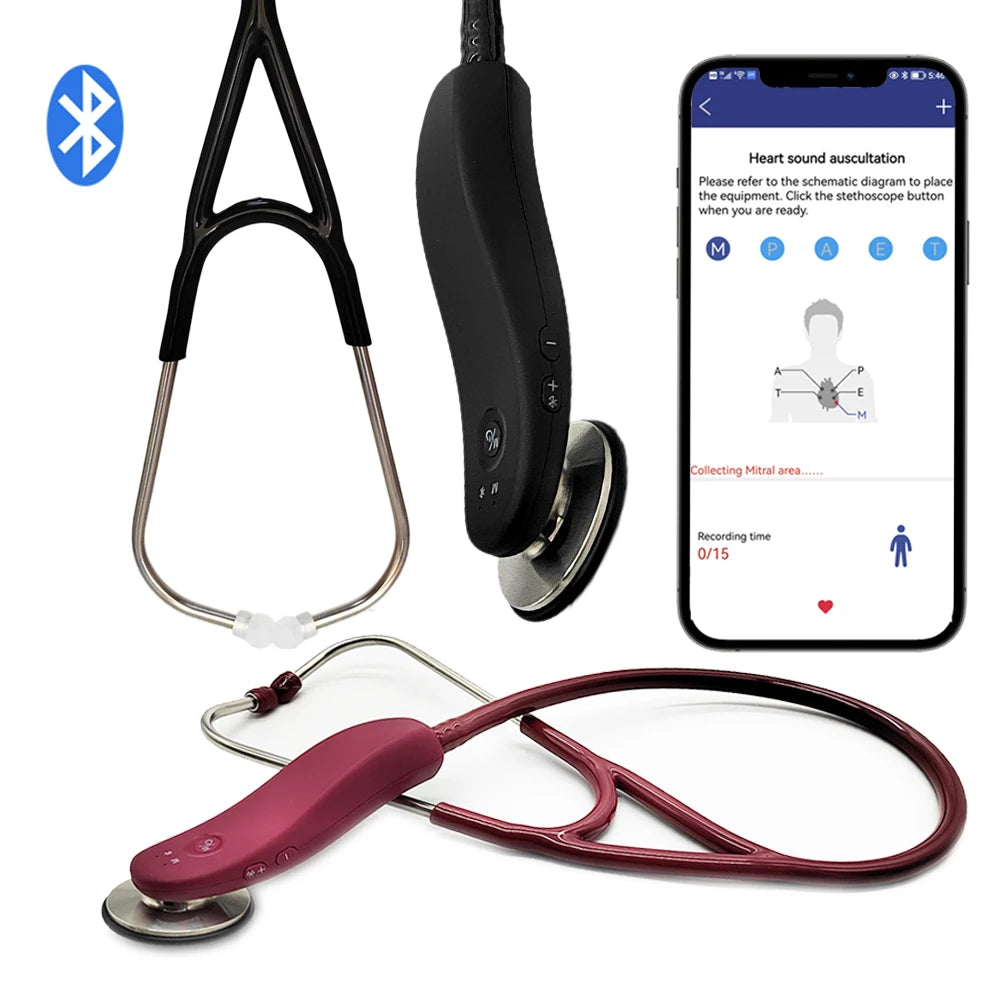 New Electronic Medical Bluetooth Digital Stethoscope Wireless