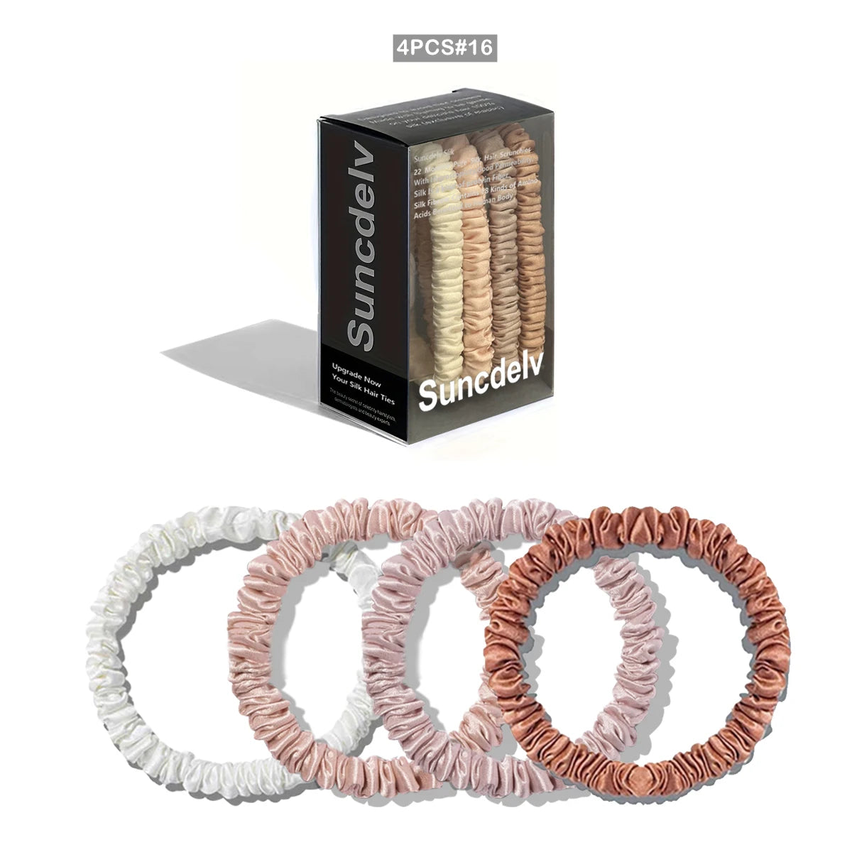 Mulberry Silk Scrunchies Set