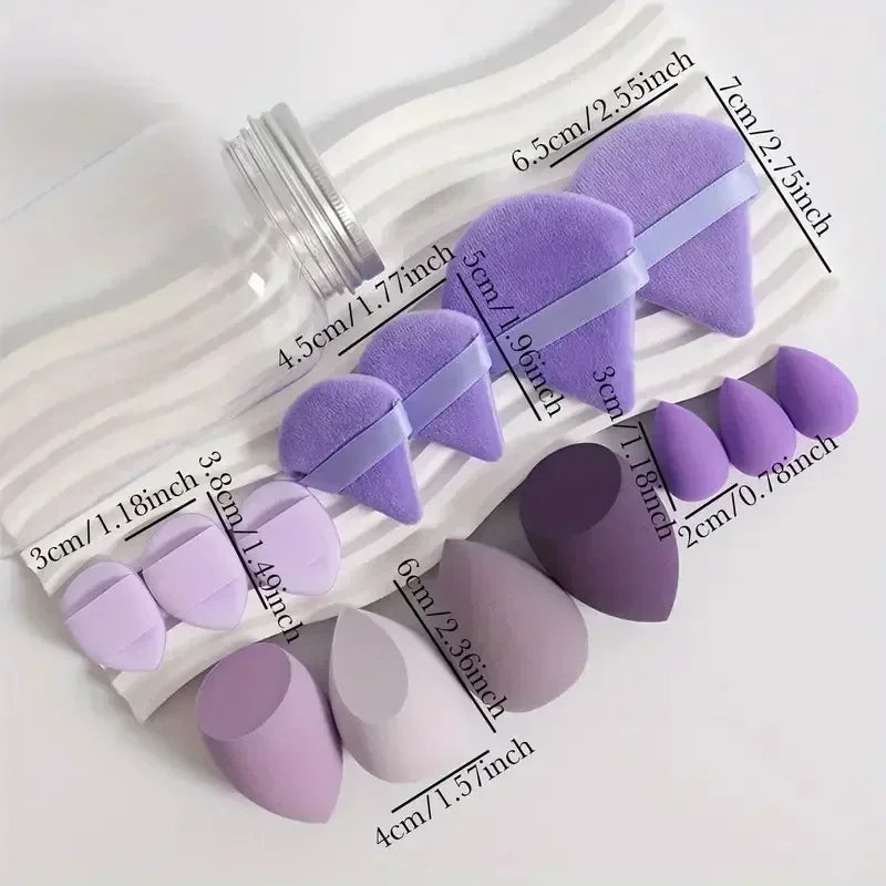 12/14Pcs Makeup Sponge Set – Beauty Blender Puff Kit