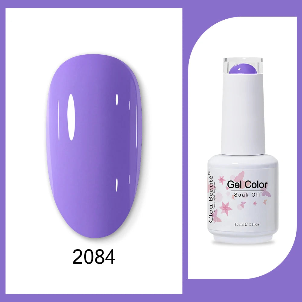 Clou Beaute Neon Gel Polish 15ml – Semi Permanent UV/LED