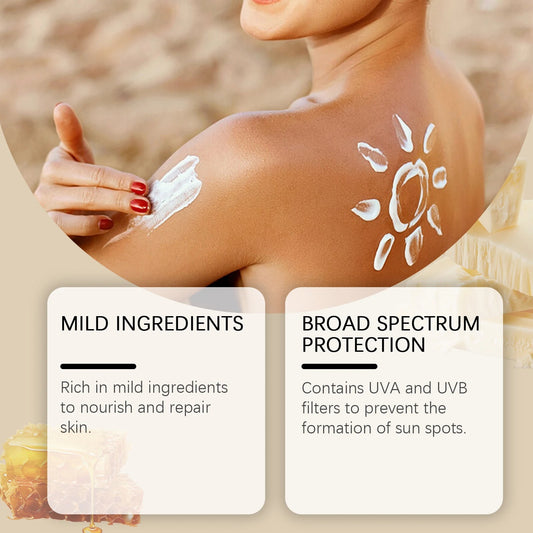 SPF 50+ Sunscreen Cream | UV Protection, Waterproof & Moisturizing Sunblock RIAZ EXPRESS.COM