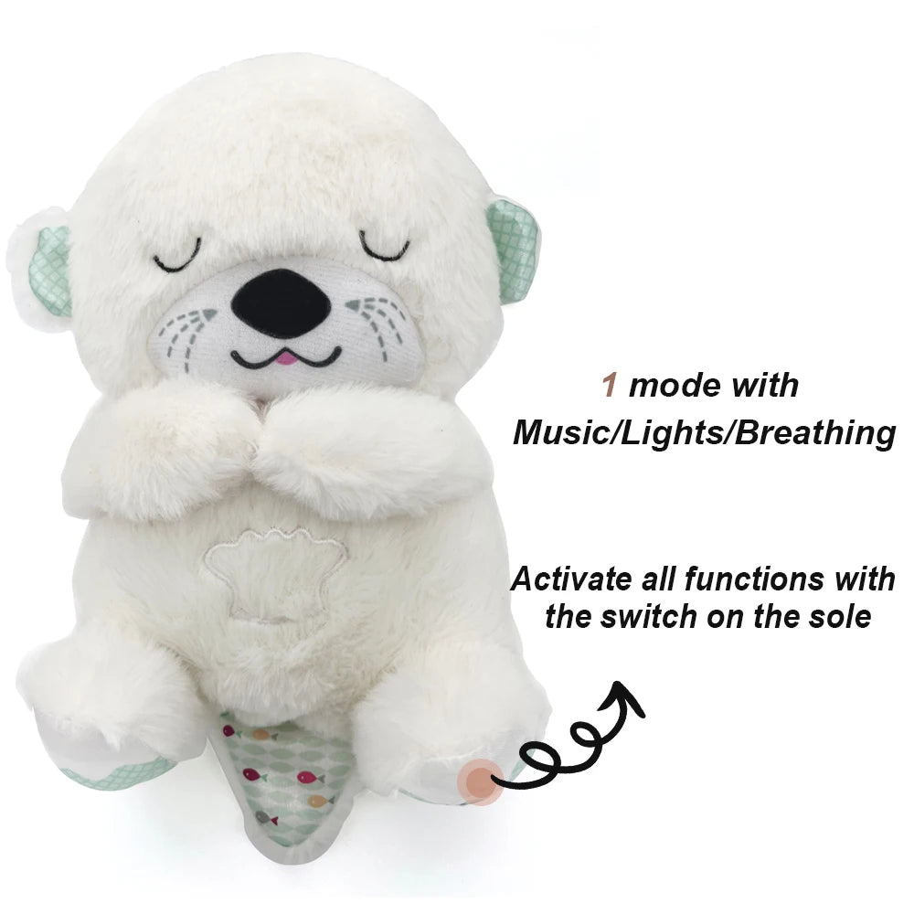 Breathing Bear Baby Soothing Otter Plush Toy The Perfect Sleep Companion for Your Little One