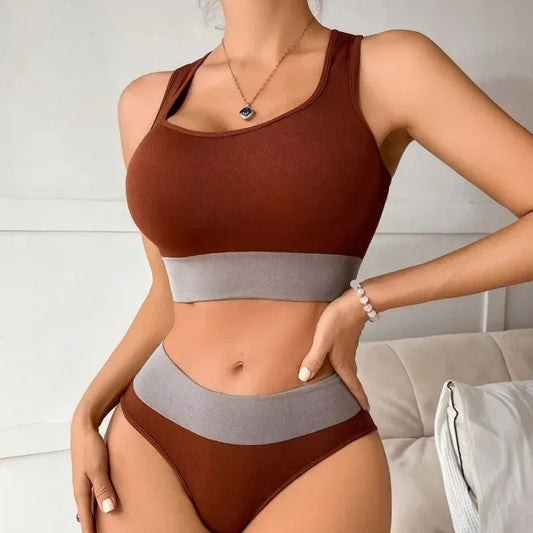 Women Seamless Bra & Panties Set