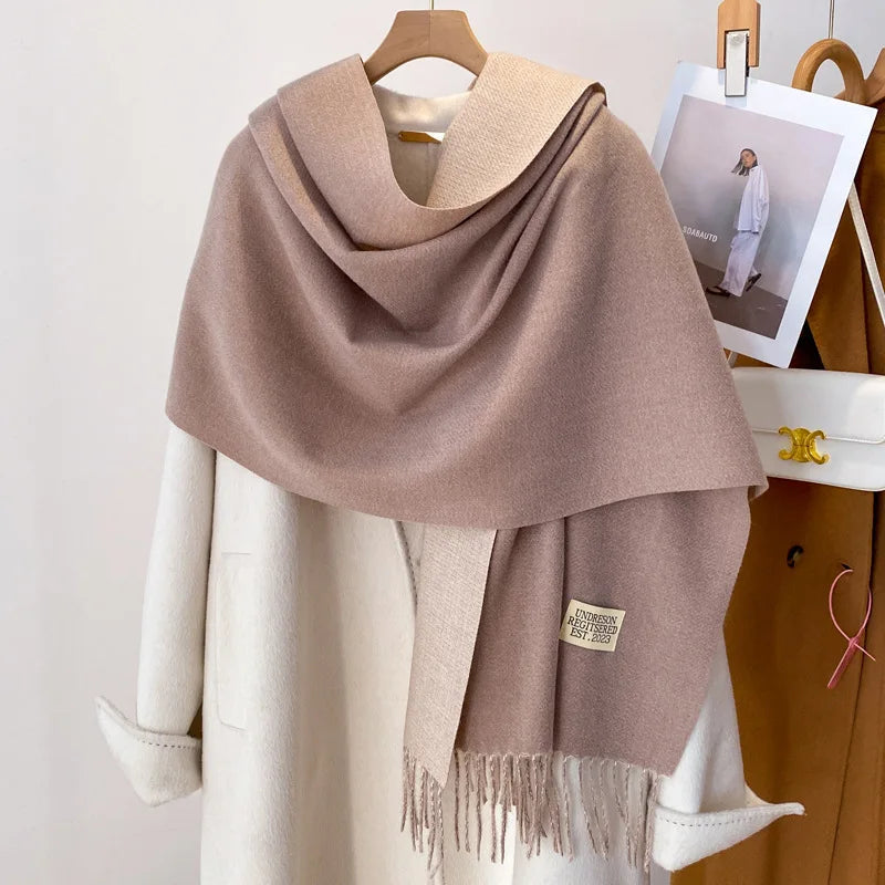Winter Poncho Shawl Cashmere Scarf for Women RIAZ EXPRESS
