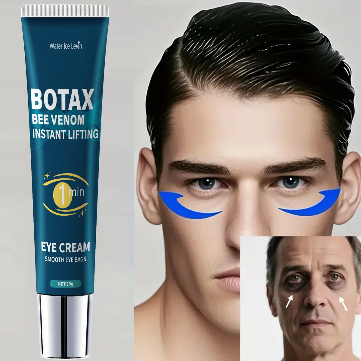 Gel contour des yeux à la caféine et aloe vera – vue 3