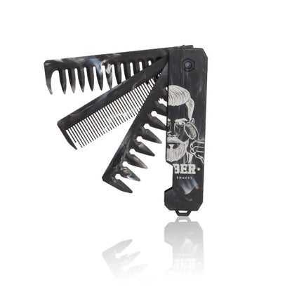 3-in-1 Pocket Folding Comb Set
