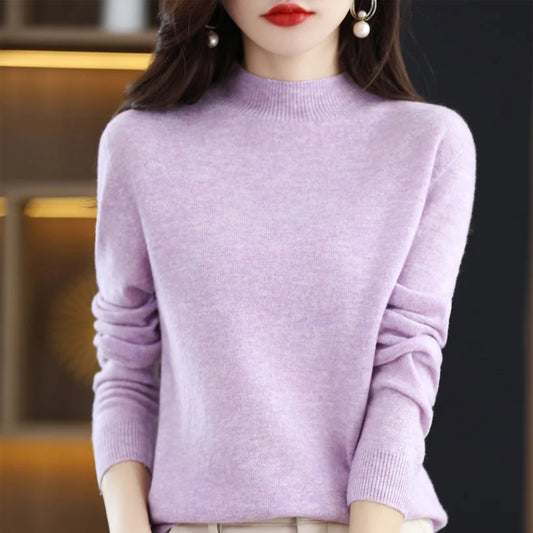 Merino Cashmere Sweater – Women’s Long-Sleeve Pullover