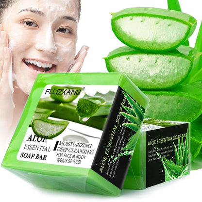 Aloe vera handmade soap bar – Glow Ritual Gift Set