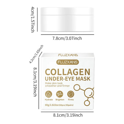 Patchs yeux hydrogel bio-collagène – vue 4