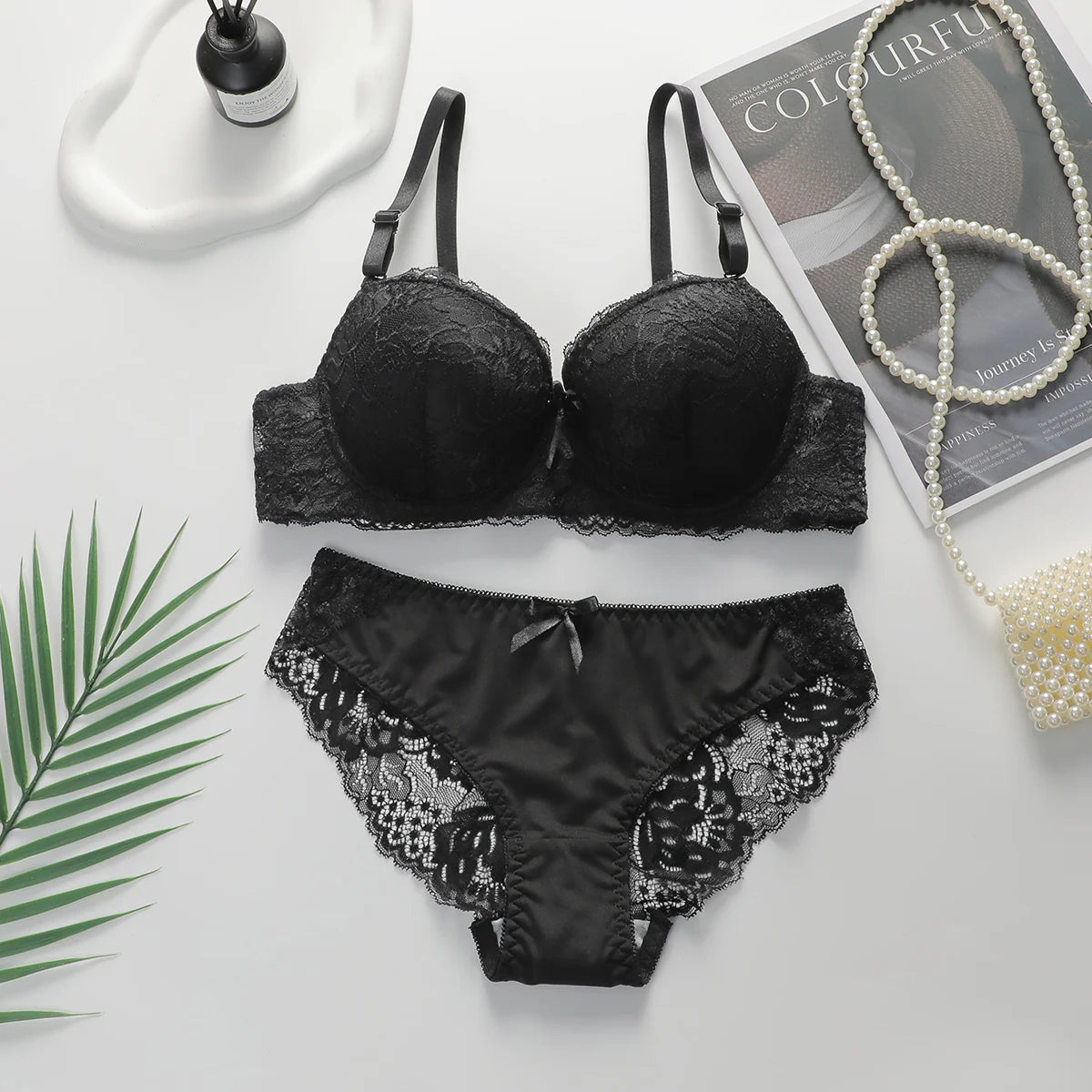 2-Piece Sexy Multi-Color Lingerie Set