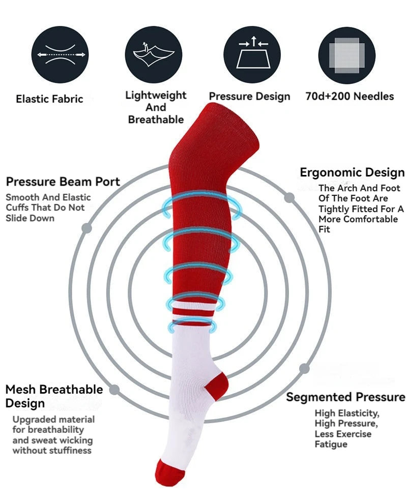 1 Pair Long  Compression Socks Pressure .