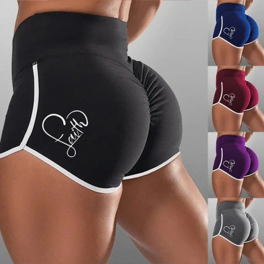 Women Underwear Big Size Shorts High Waist Sports Shorts Yoga Bottom Pants