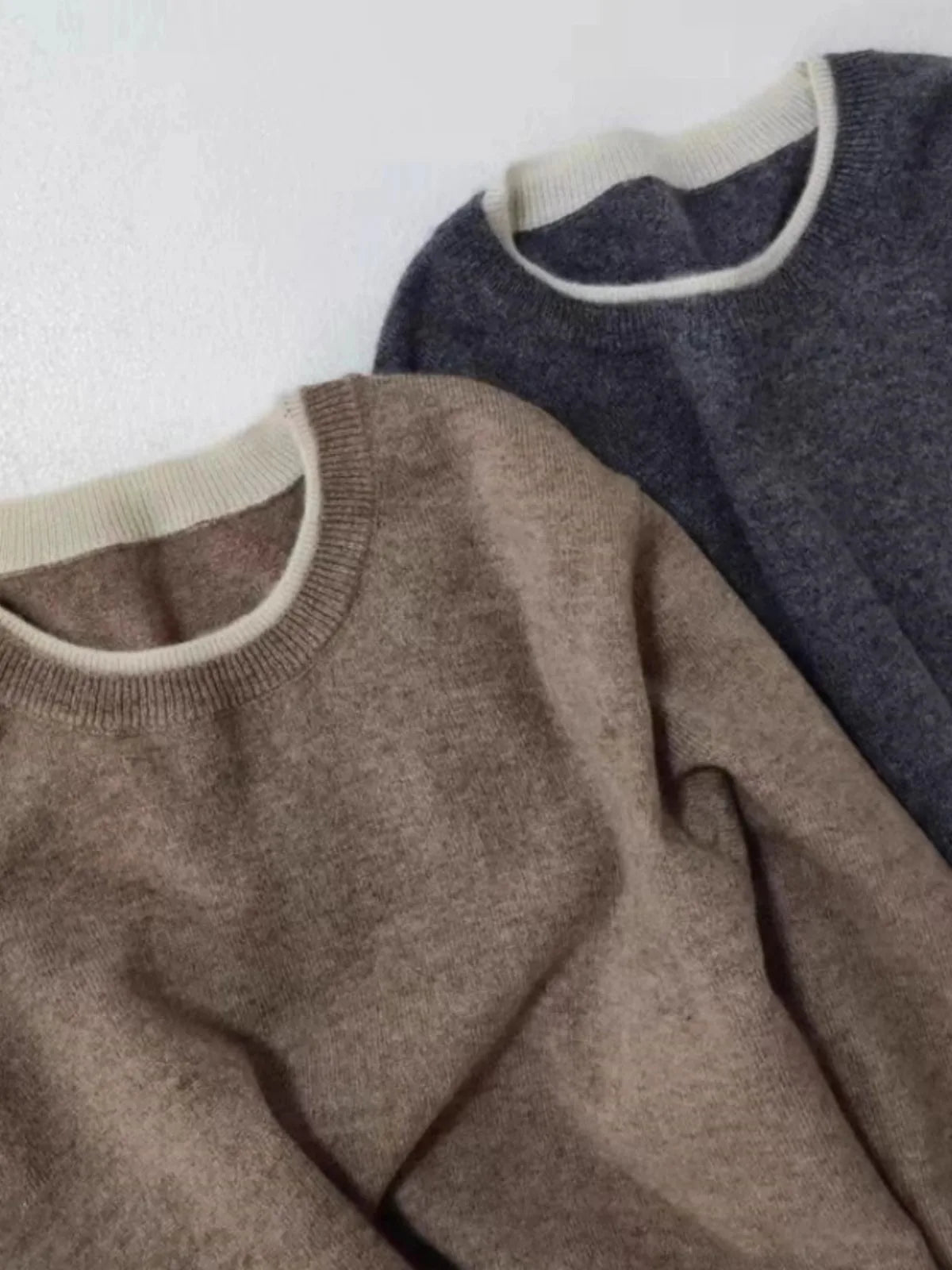 Pure Cashmere Round-Neck Sweater