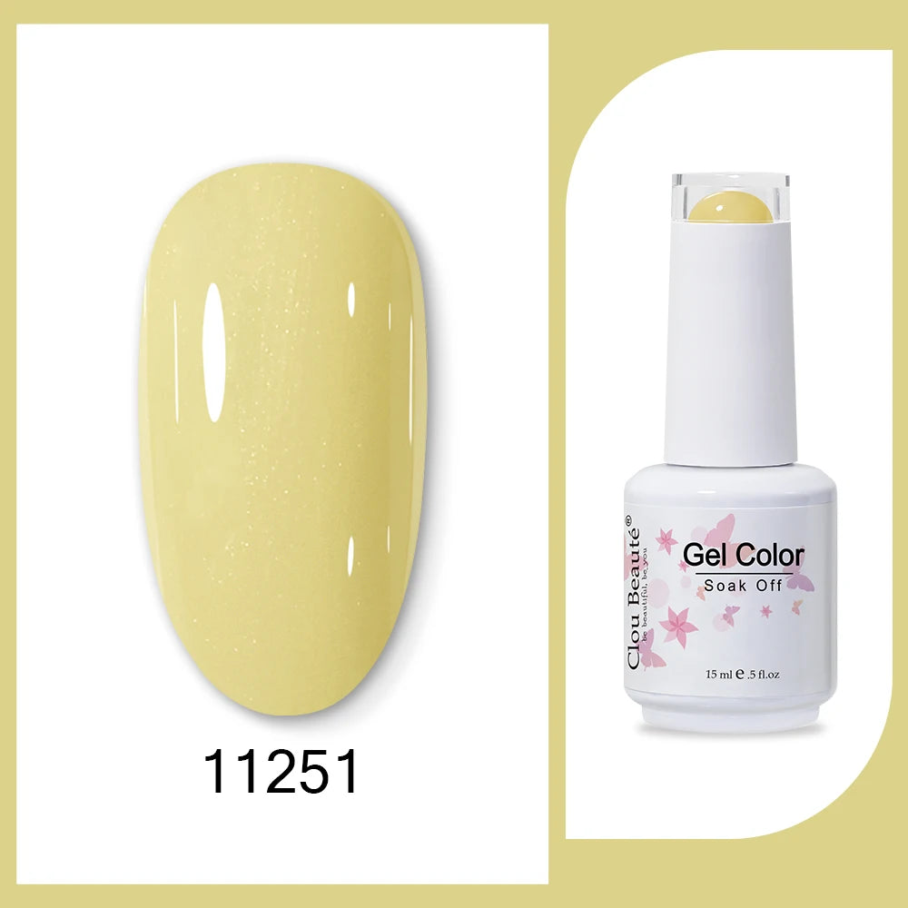 Clou Beaute Neon Gel Polish 15ml – Semi Permanent UV/LED