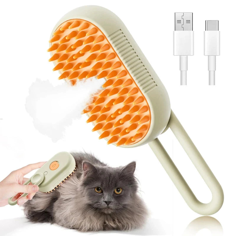 3-in-1 Electric Pet Cleaning Brush: Groom, Clean, and Pamper Your Pet