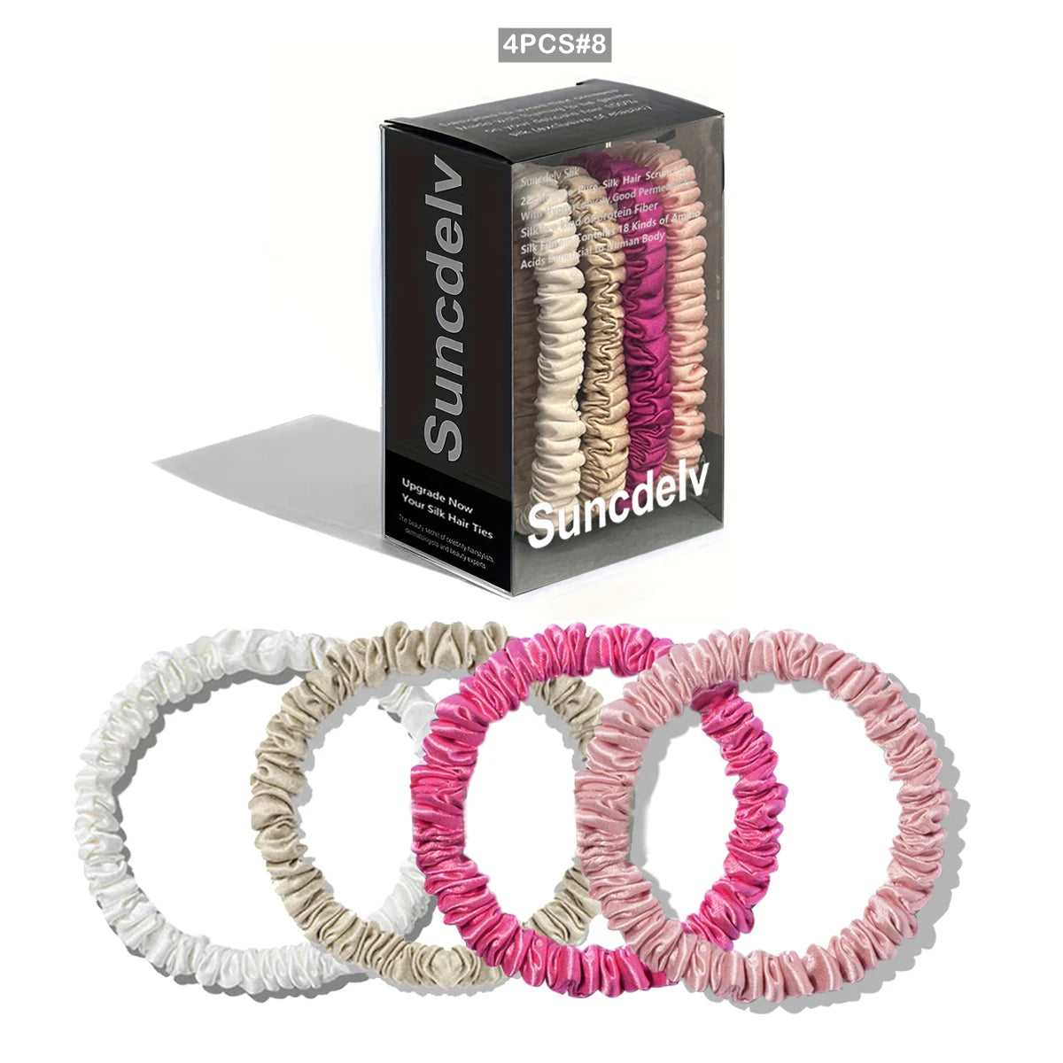 Mulberry Silk Scrunchies Set
