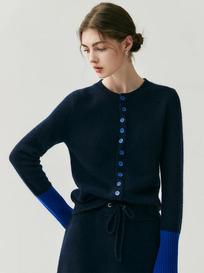 Cashmere Cardigan Round Neck – Autumn/Winter