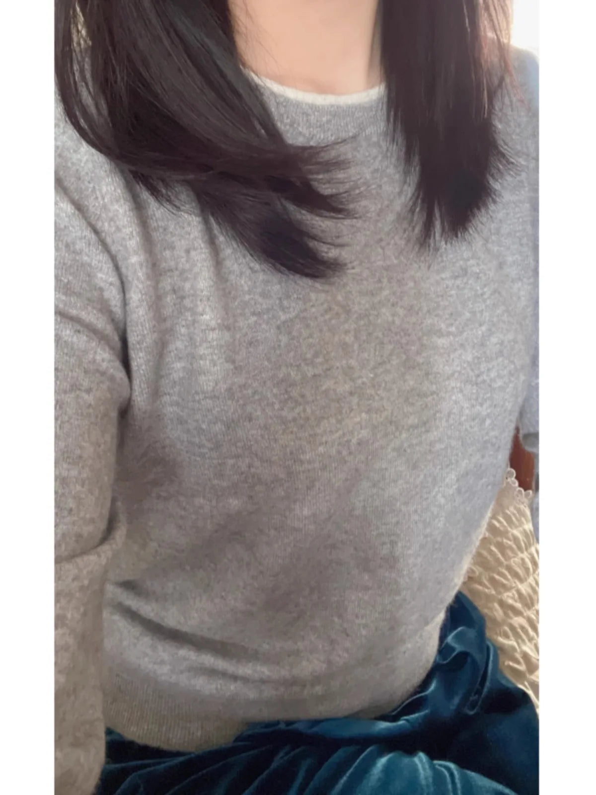 Pure Cashmere Round-Neck Sweater