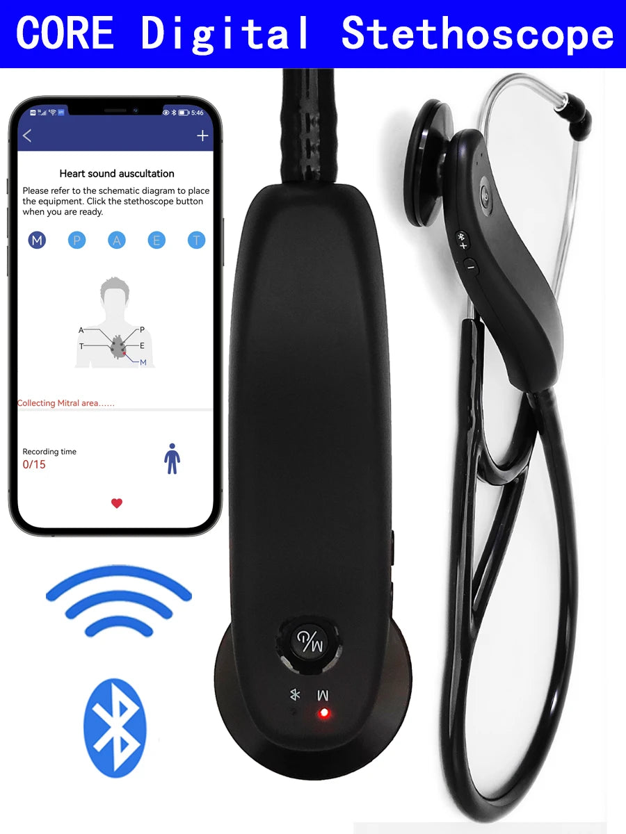 New Electronic Medical Bluetooth Digital Stethoscope Wireless